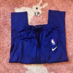 Team Issued Blue Nike Philadelphia 76ers NBA Break Away Pants Kid's Sz Small S